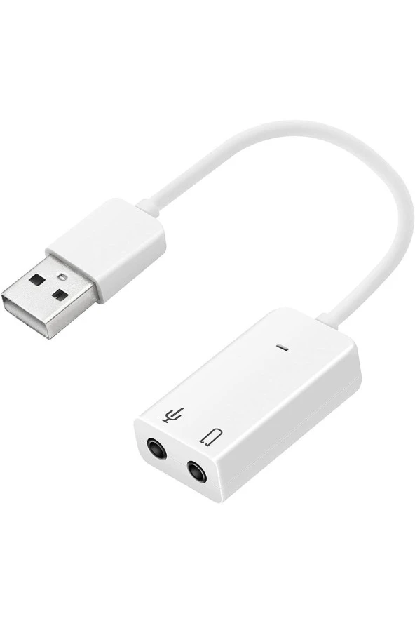 Kablolu Usb Ses Kartı Virtual Sound Tak Kullan Kulaklık Mikrofon Çıkışı 7.1 Channel Harici Ses Kartı