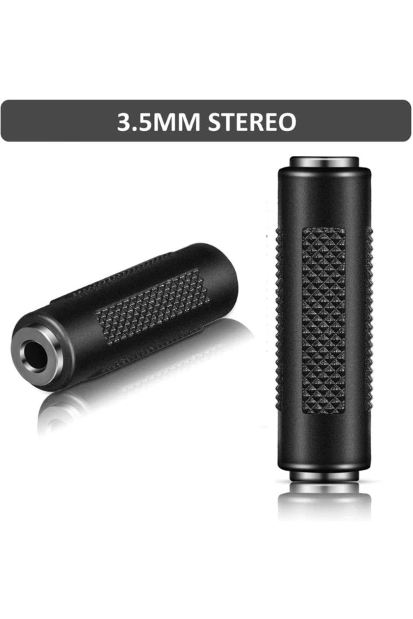 3.5mm Dişi Dişi Birleştirici Kulaklık Mikrofon Uzatma Aparatı 3.5 Mm Stereo Ara - 2