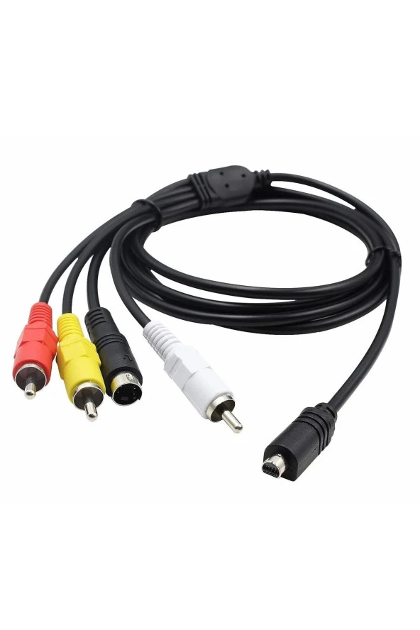 Sony Kamera Tv Bağlatı Kablosu Sony Av Kablo 10 Pin Rca S-video Handycam Minidv Video Kamera Için