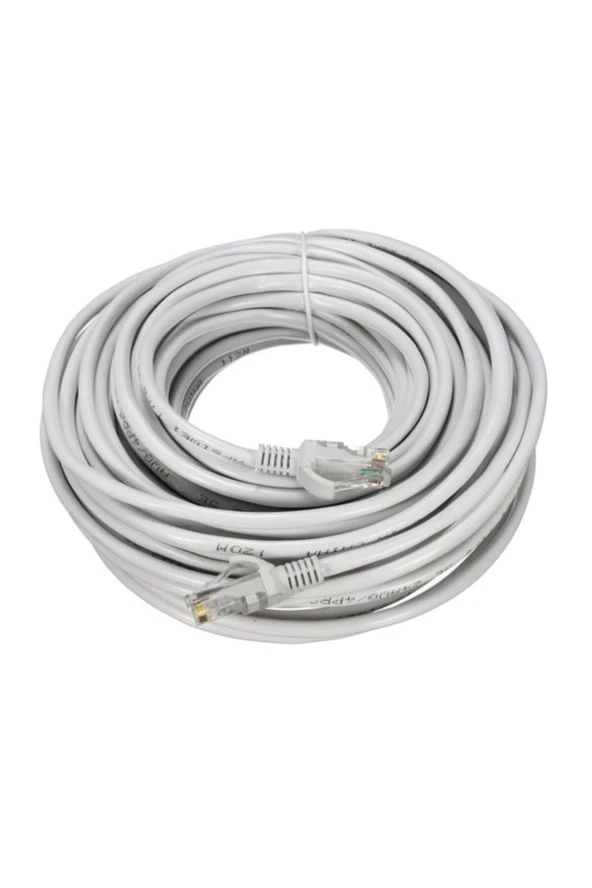 1 Metre Internet Kablosu Gri Cat6e Ethernet Internet Kablosu Patch Kablo - 2
