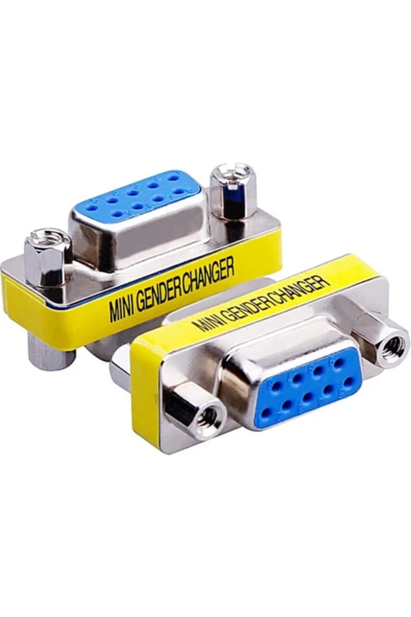 Rs232 Dişi Dişi Aparat Com Uzatma 9 Pin Rs 232 Ara Db9 9 Pin Dişi Dişi Birleştirici Rs232 Köprü ürün görseli 1