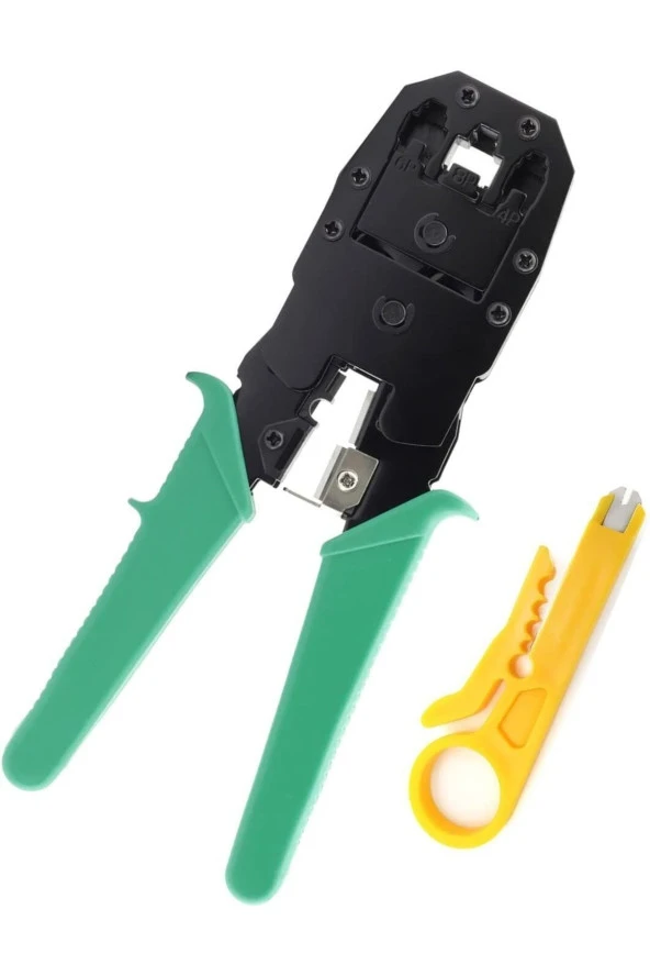 Rj45 Pense Rj12 Rj11 Cat5 Cat6 8p/6p/4p Ethernet Kablosu Soyma Kesme Sıkma Pensesi