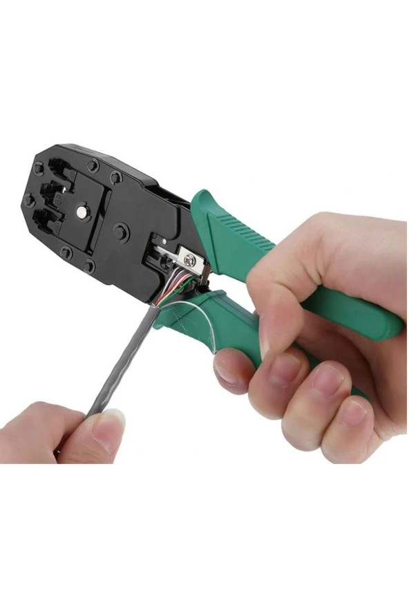 Rj45 Pense Rj12 Rj11 Cat5 Cat6 8p/6p/4p Ethernet Kablosu Soyma Kesme Sıkma Pensesi - 4