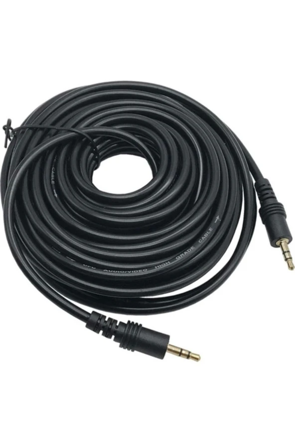 5m Aux Kablo 3.5mm Erkek Erkek Stereo 5 Metre Ses Kablosu