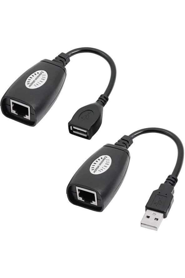 Usb Rj45 Extender Rj 45 Usb Ek Uzatıcı Cat5e 6 Kablosu Ekleme Extensıon Extender Rj45 Usb Uzatma - 3