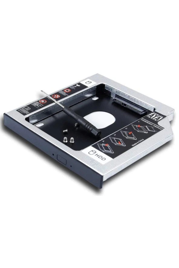 12.7mm Caddy Sata 12.7 Mm Ssd Harddisk Kutusu Kızak Laptop Ssd Notebook Ikinci Hdd Takma ürün görseli 1