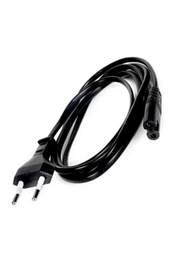 1.5m Teyp Işıldak Fişi C8 Power Güç Kablosu 1.5 mt 2x0.75 - 3