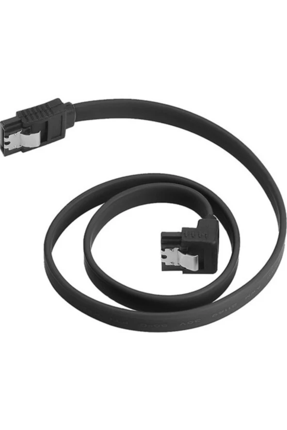 Sata 3 Kablo 90 Derece L Uçlu Sata Data Kablo ürün görseli 1