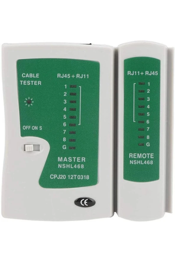 Kablo Test Cihazı Ağ Kablo Test Cihazı Rj45 Rj11 Rj12 Cat5-6-7 Utp Lan Kablo Ethernet Ölçüm Cihazı - 2