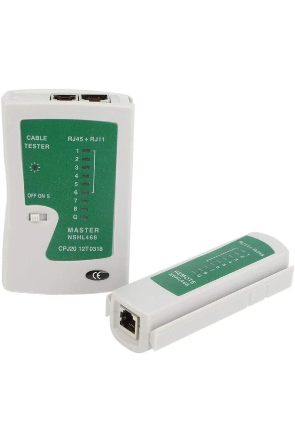 Kablo Test Cihazı Ağ Kablo Test Cihazı Rj45 Rj11 Rj12 Cat5-6-7 Utp Lan Kablo Ethernet Ölçüm Cihazı - 3