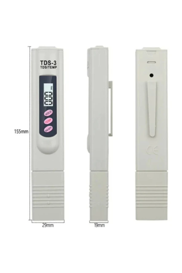 Tds Metre Su Kalite Ölçme Cihazı Su Saflık Ölçer - 4