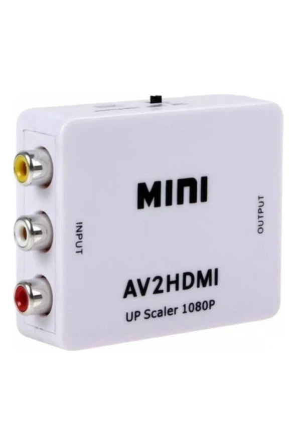 Rca Tos Lale Av To Hdmı Çevirici Dönüştürücü Adaptör Görüntü Ses Çevirici Av To Hdmı Rca Composit - 2