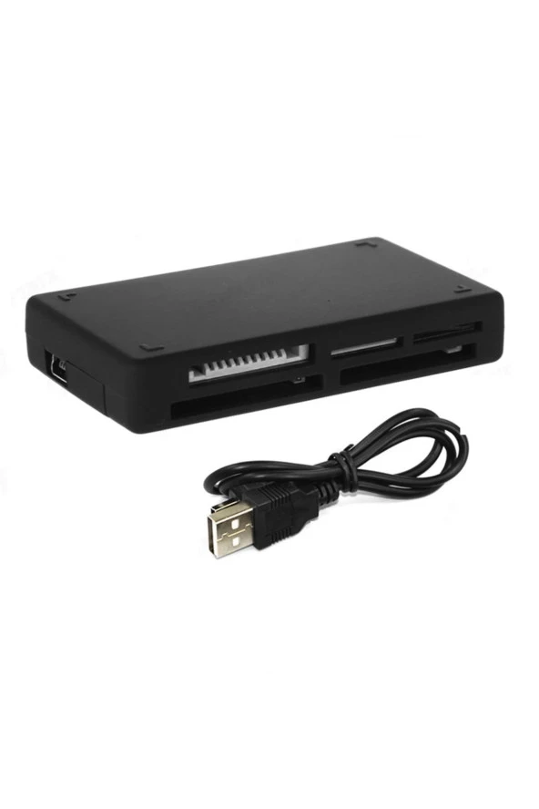 Usb Kart Okuyucu Sd Sdhc Mini Micro Sd M2 Mmc Xd Cf All In One Çoklu Card Reader - 3
