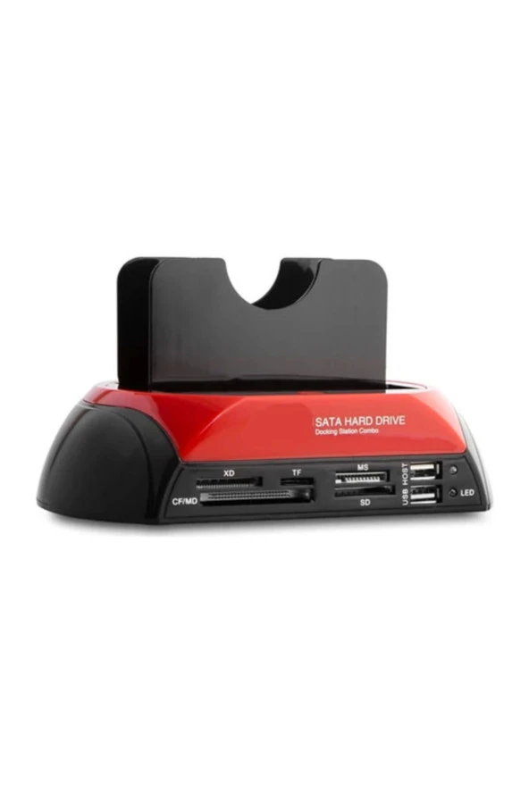 Mx2480 Harici Usb 2.0 2.5- 3.5 Ide+sata Hdd + Kart Okuyucu Docking - Resim 4