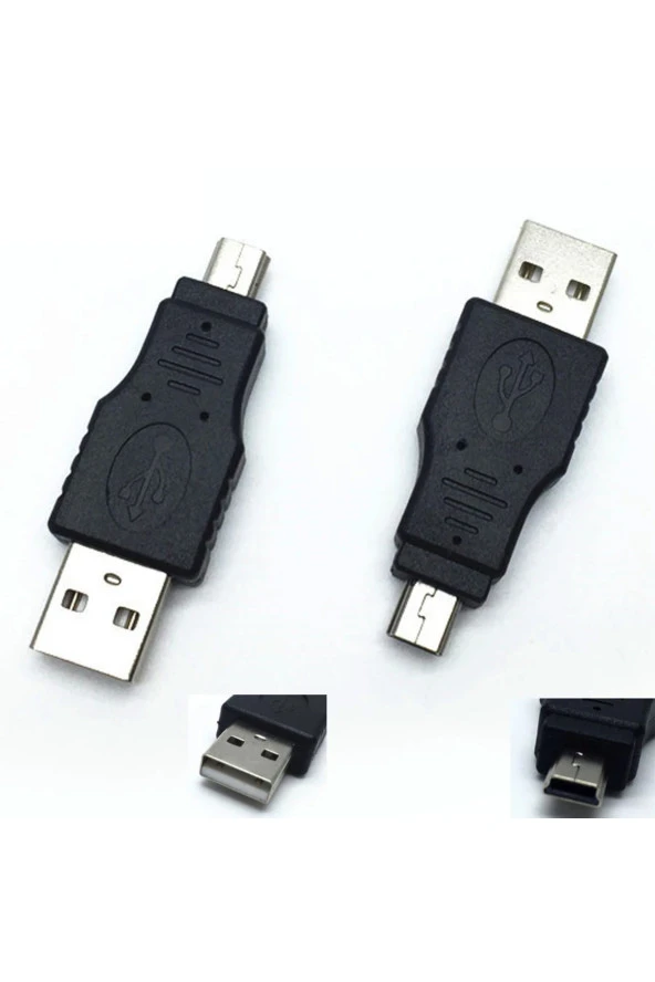Mini Usb Erkek Usb Erkek Aparat 5 Pin Usb 2.0 Type A Plug To Mini Usb Erkek - 3
