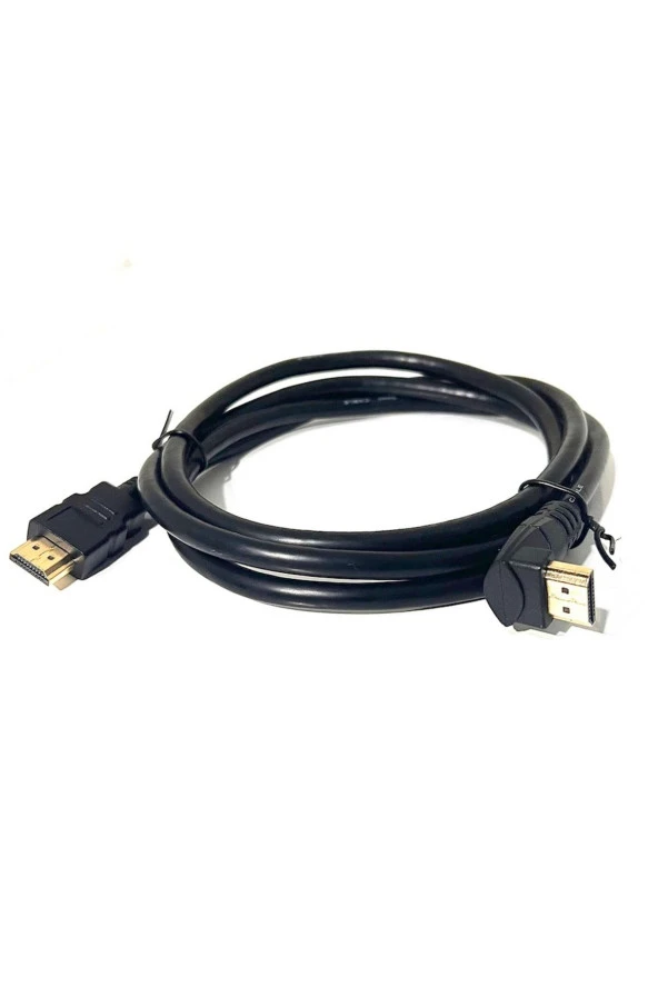 1.5 Metre Hdmi Kablo 90 Derece 1.5 mt Hdmı L Kablo Hdmı Erkek - Erkek Aşağı Açılı Kablo 1.5m - 2