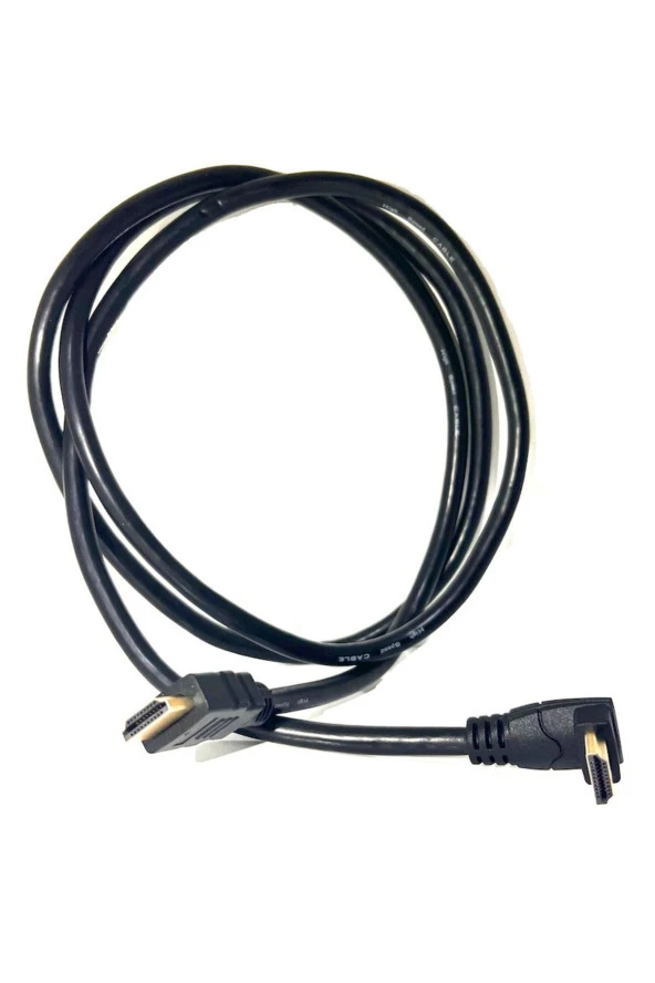 1.5 Metre Hdmi Kablo 90 Derece 1.5 mt Hdmı L Kablo Hdmı Erkek - Erkek Aşağı Açılı Kablo 1.5m - 5