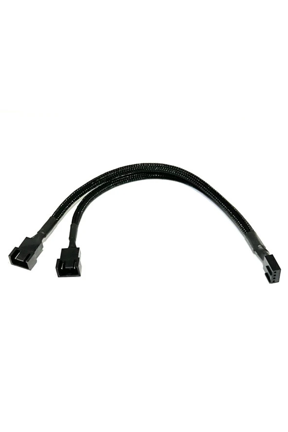2 Port Fan Çoklayıcı 4 Pin Pwm Fan Kontrol Kablosu 4p Dişi 3+4p Erkek 4pinli Fan Uzatma Pwm Kablo - 2