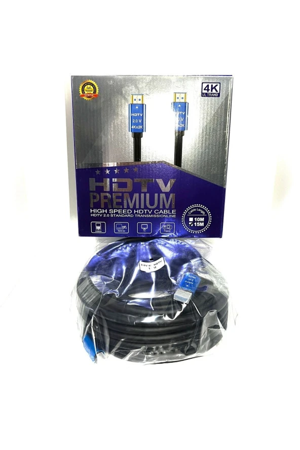 15 Metre Hdmi Kablo 2.0v 4k Ultra Hd 4k*2k High Performance 19+1 Ethernet 15m Hdmı Cable - 4
