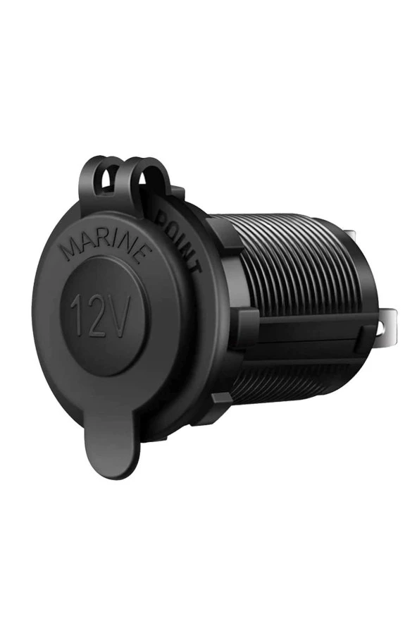 Dişi Boş Çakmak Soketi Araba Tekne Motorsiklet Atv Çakmak Soketi Güç Çıkışı Soketi Su Geçirmez Fiş - 2