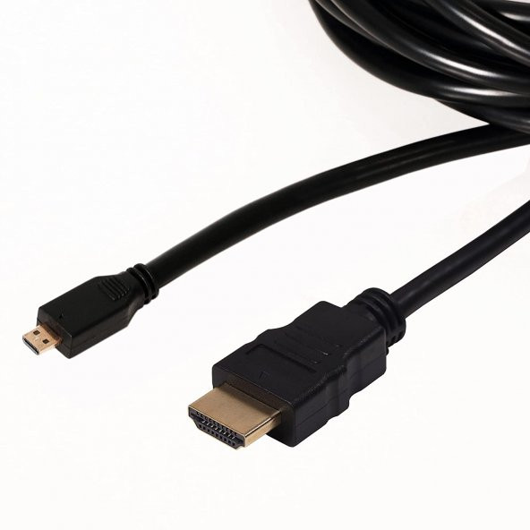 5 Metre Mikro Hdmi Kablo Micro Hdmi To Hdmi Kablo 5m Tip-d Hdmı - 2