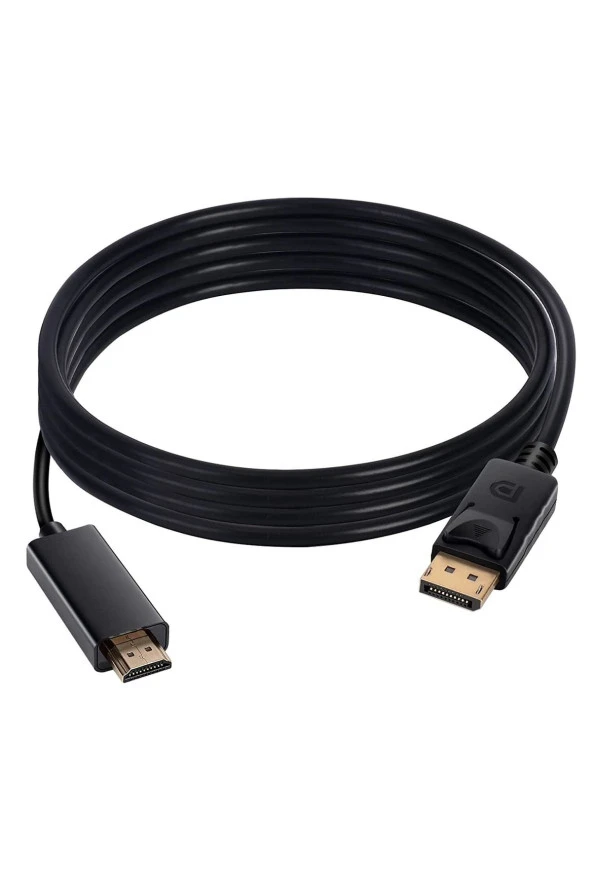 1.8 Metre Displayport To Hdmi Kablo Display In Hdmı Out Dp To Hdmi - 3