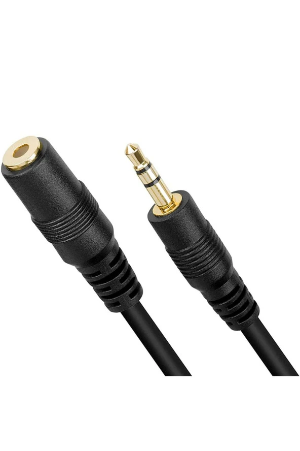 10 Metre 3.5mm Stereo Uzatma Kablosu Aux Extension Dişi Erkek 3.5mm Ses Kablosu 10m - Resim 3