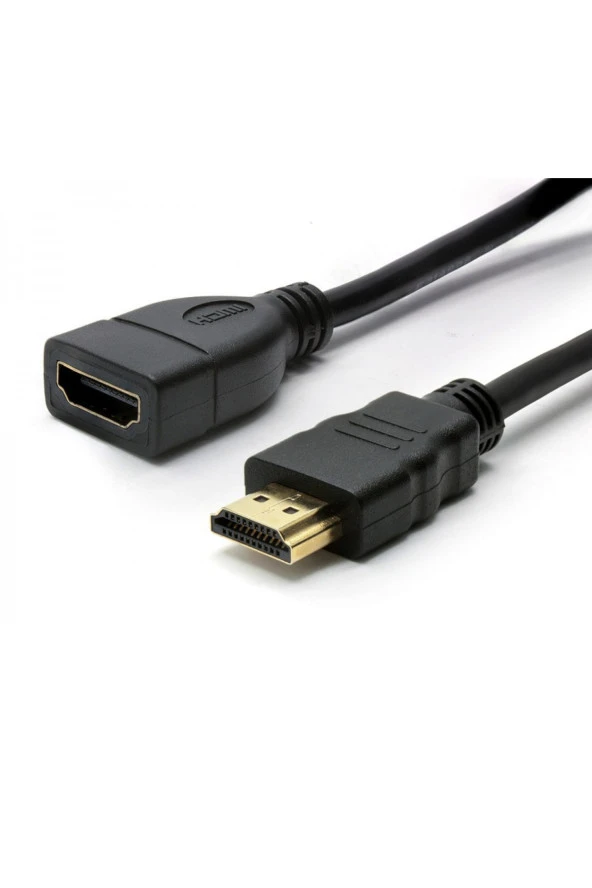1 Metre Hdmi Uzatma Kablosu Dişi Erkek Hdmı 1 M High Speed Extension Cable - Resim 3