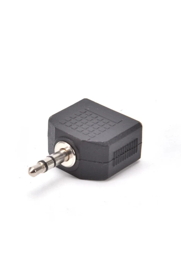 3.5mm Jak Çoklayıcı 2x 3.5 Mm Stereo Dönüştürücü 1 Erkek 2 Dişi 3.5mm Çoğaltıcı Jak - 4