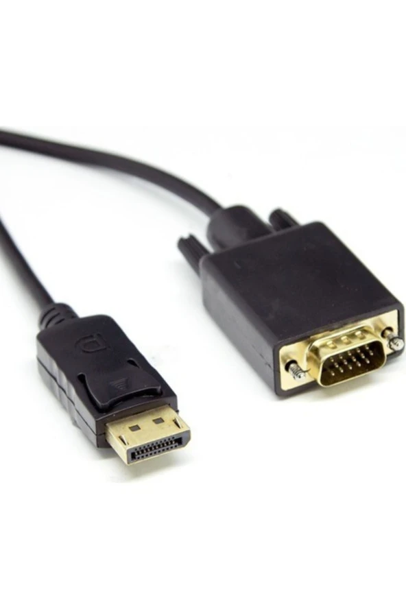 1.8m Display Port To Vga Kablo Display Vga Dp To Vga 1.8 Metre - Resim 2