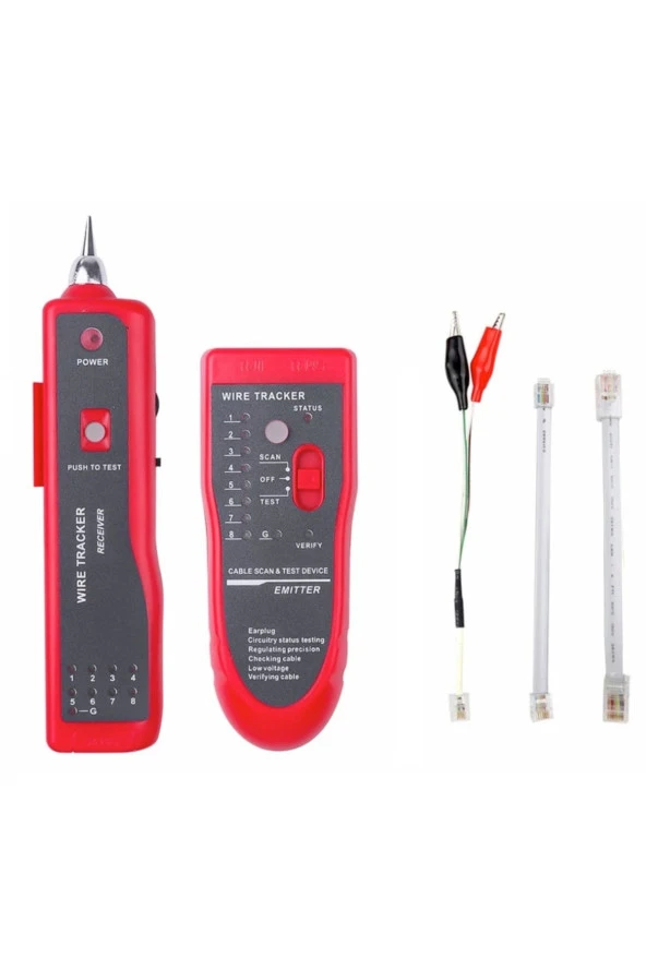 Bili Bili Kablo Bulucu Test Cihazı Ethernet Ağ Kablosu Test Rj11 Rj45 Cat5/6 Lan Kablo Ölçüm Cihazı