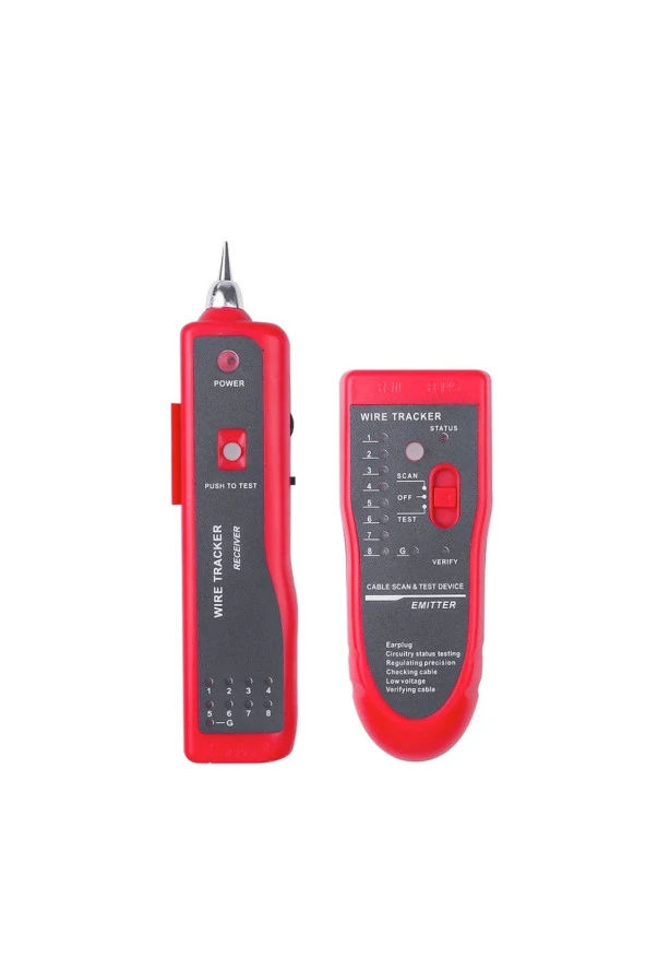 Bili Bili Kablo Bulucu Test Cihazı Ethernet Ağ Kablosu Test Rj11 Rj45 Cat5/6 Lan Kablo Ölçüm Cihazı - 3