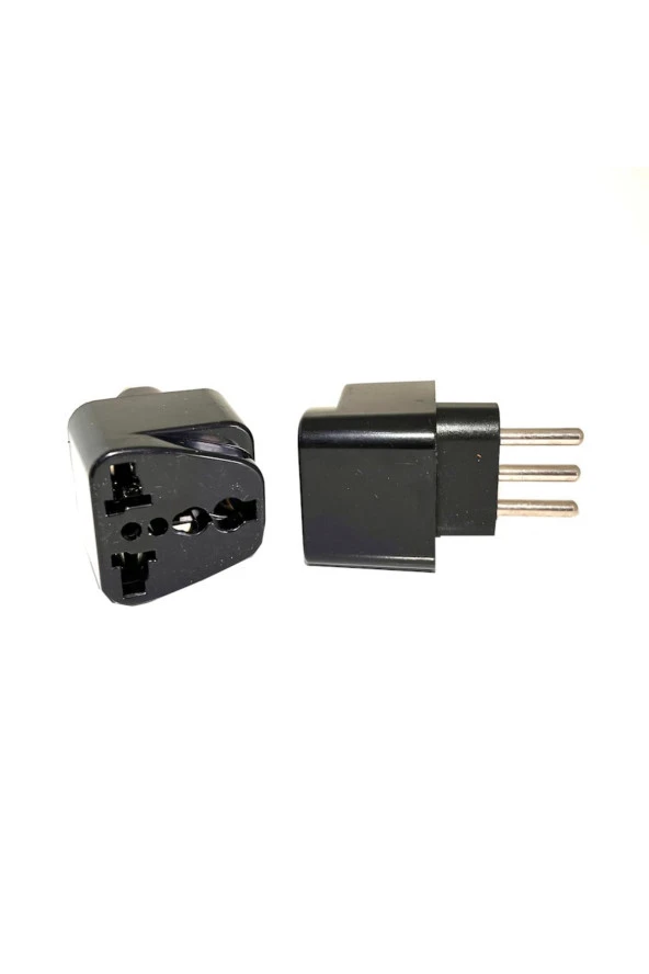 Italya Priz Dönüştürücü 3 Pinli Fiş Adaptör Üniversal Italya Fiş Çevirici Type L Plug Adapter - 4