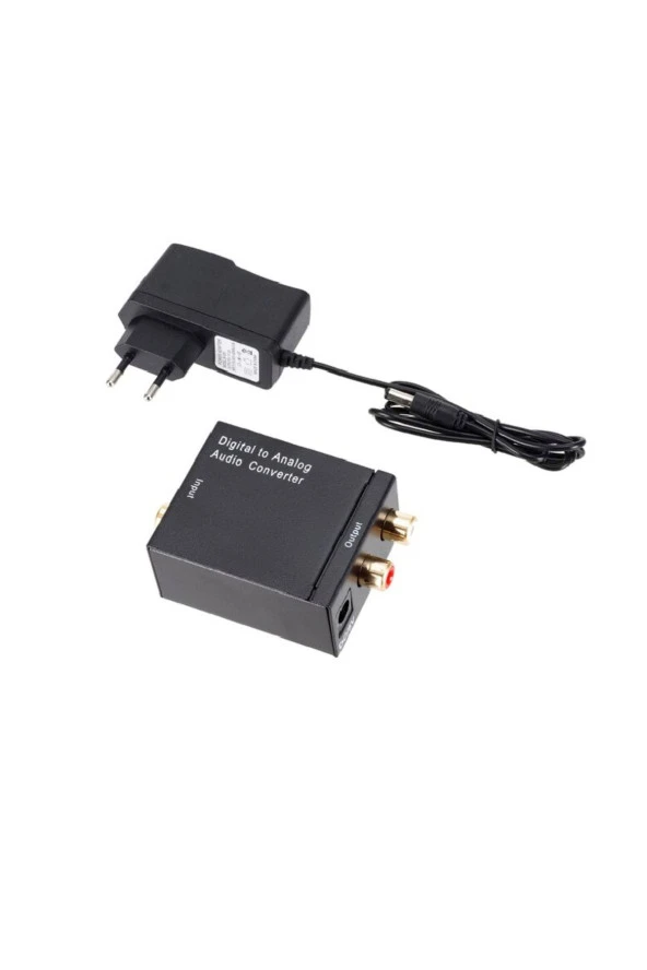 Dijital To Analog Ses Dönüştürücü Converter Optik To Analog Çevirici Spdıf Optik (ın) Rca (out) - 5