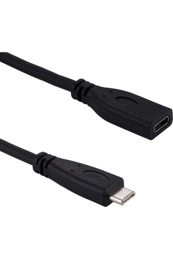 50 Cm Type C Usb 3.1 Dişi Erkek Uzatma Kablosu 50cm Typec Uzatma - Resim 2