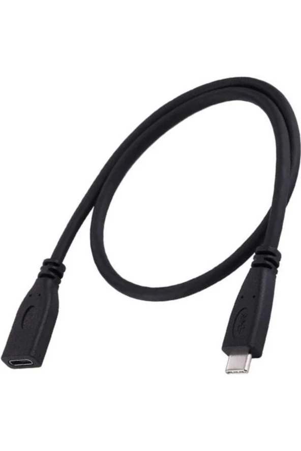 50 Cm Type C Usb 3.1 Dişi Erkek Uzatma Kablosu 50cm Typec Uzatma - Resim 4