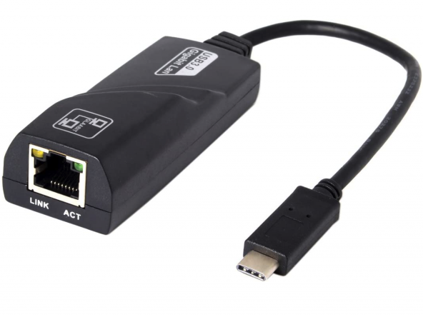 Type-c Ethernet 10/100/1000 Çevirici Type C Rj45 Usb 3.1 Arayüzü (usb C Rj45) Gigabit Lan Network ürün görseli 1