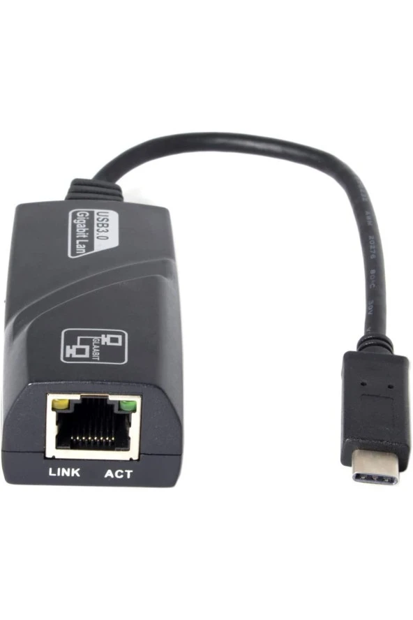 Type-c Ethernet 10/100/1000 Çevirici Type C Rj45 Usb 3.1 Arayüzü (usb C Rj45) Gigabit Lan Network - 2