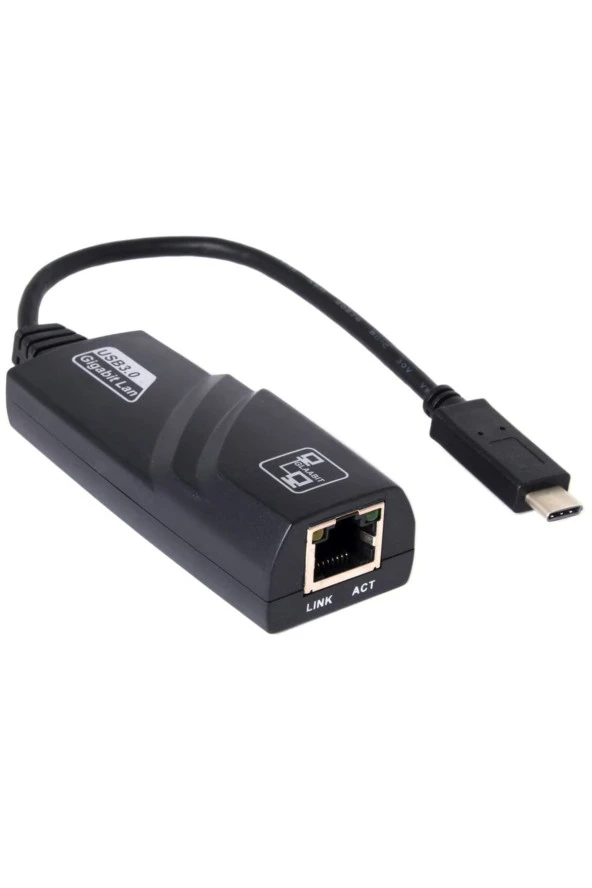 Type-c Ethernet 10/100/1000 Çevirici Type C Rj45 Usb 3.1 Arayüzü (usb C Rj45) Gigabit Lan Network - 3