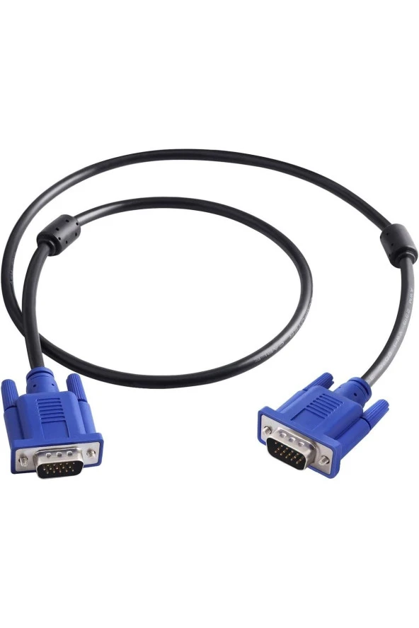 1.5 Metre Vga Kablo 15 Pin Erkek Erkek Vga Kablo Monitörü Tv Projektör Görüntü Kablosu