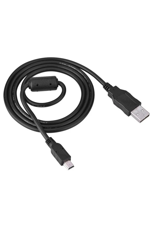 1.5 Metre Mini Usb Kablo 5 Pin Usb Kablosu 1.5m Usb 2.0 A Erkek Mini B 5pin Erkek Data Kablo