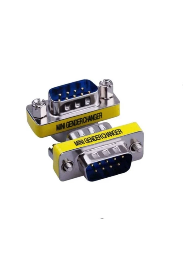 Rs232 Erkek Erkek Aparat Com Uzatma 9 Pin Rs 232 Ara Db9 9 Pin Erkek Erkek Birleştirici Rs232 Köprü ürün görseli 1