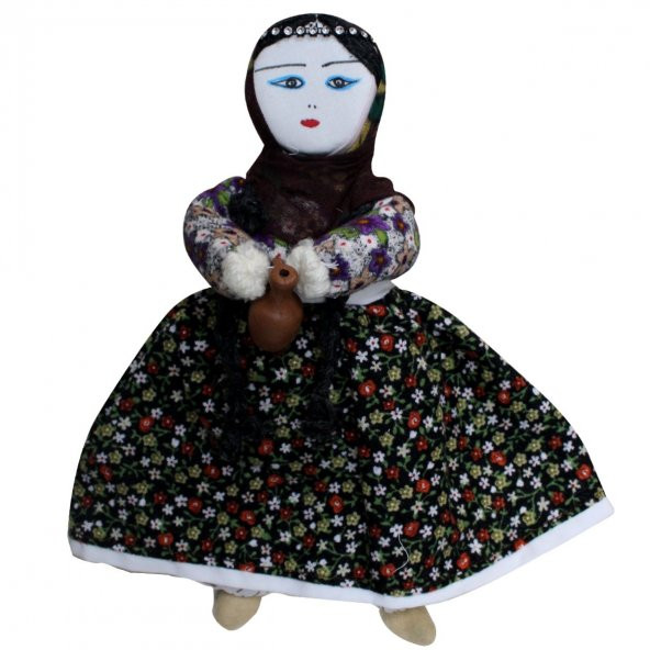 El Yapımı Soğanlı Bez Bebeği Testili (Büyük)