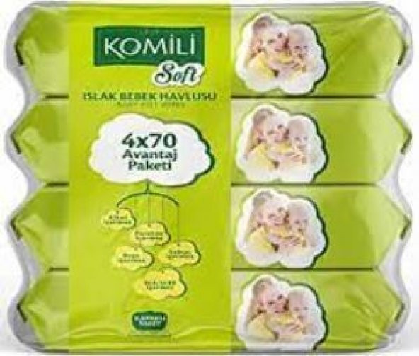 Komili Soft Islak Havlu 4*70