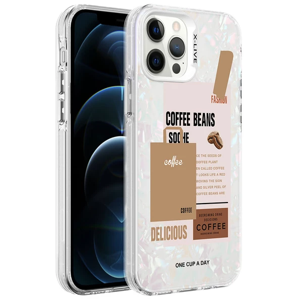 Apple iPhone 12 Pro Kılıf Mermer Desenli Zore Marbello Kılıf - 7