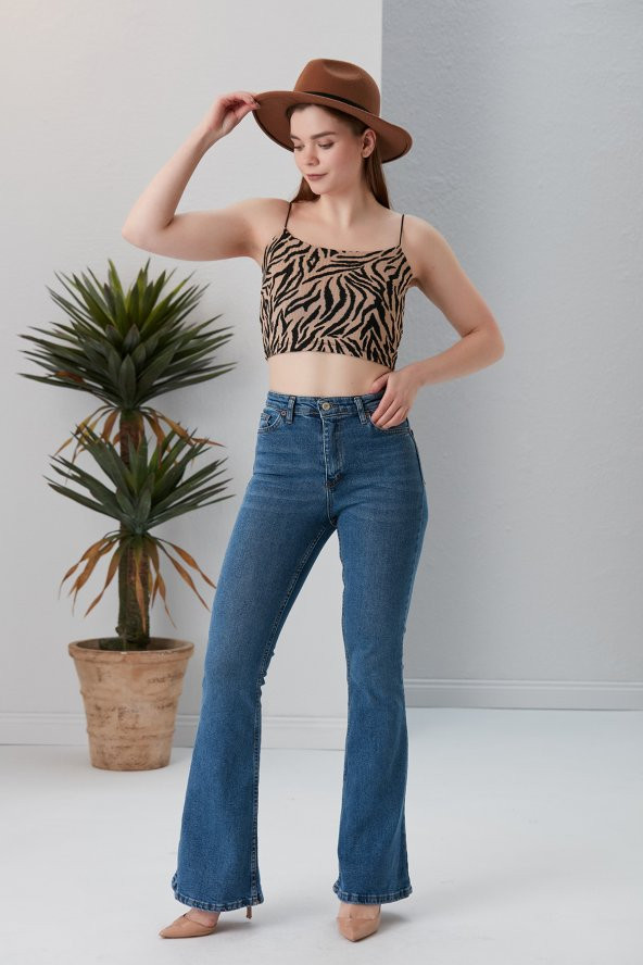 Premium Denim İspanyol Paça
