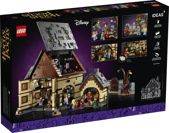 LEGO Ideas 21341 Disney Hocus Pocus: The Sanderson Sisters' Cottage - Resim 2