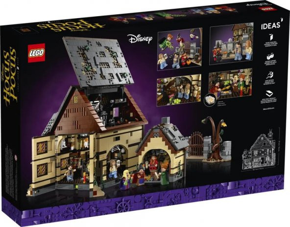 LEGO Ideas 21341 Disney Hocus Pocus: The Sanderson Sisters Cottage - 2
