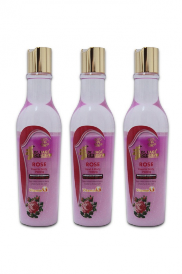 Dr. Page Peeling Rose Gül 300 Gr 3 Adet