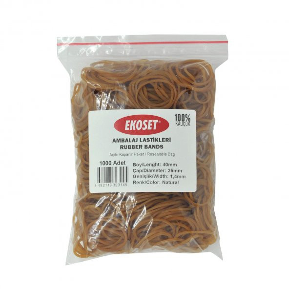 Ekoset 40mm Paket Ambalaj Maydanoz Para Lastiği 5.000 Adet - 6